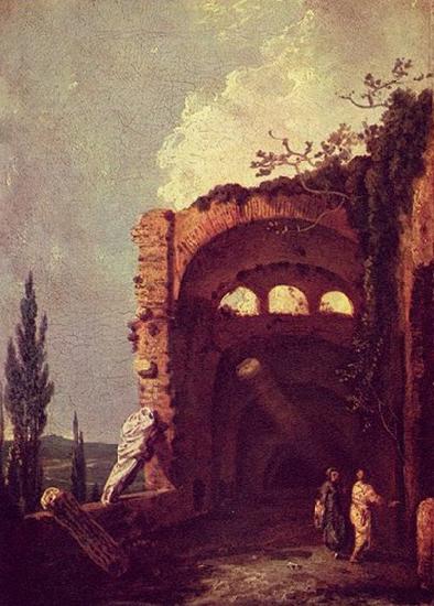 Richard Wilson Ruinen der Villa des Maecenas in Tivoli oil painting image